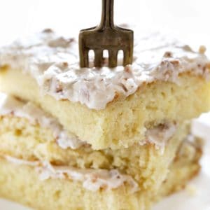 Almond Pecan Sheet Cake