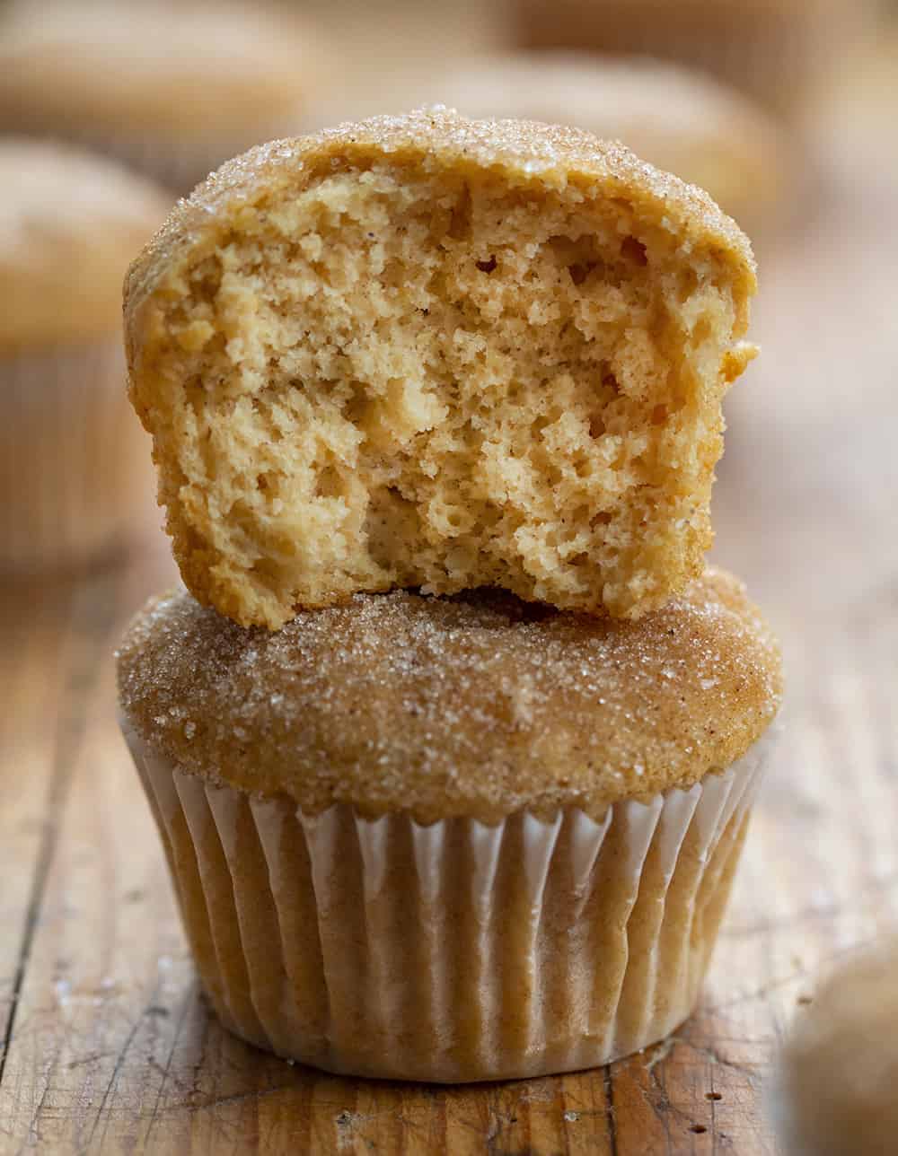 Stacked Apple Cider Muffins
