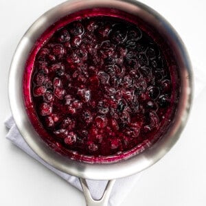 Blueberry Syrup for Gourmet Blueberry Marshmallows.