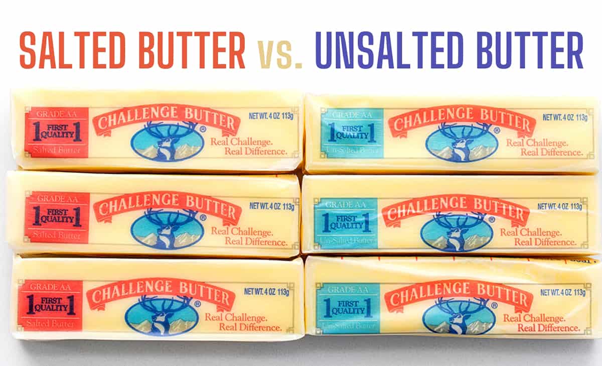Butter is a versatile ingredient that can be used in many ways, including spreading on bread, baking, and cooking. As a baker, I appreciate the flavor and texture that butter can add to recipes. However, many people have questions about the differences between unsalted and salted butter. I am here to answer those questions! Image of 6 Sticks of Butter when 3 of Them are Unsalted and 3 are Salted.