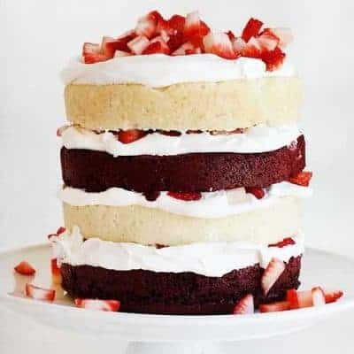 Red Velvet Strawberry Shortcake!